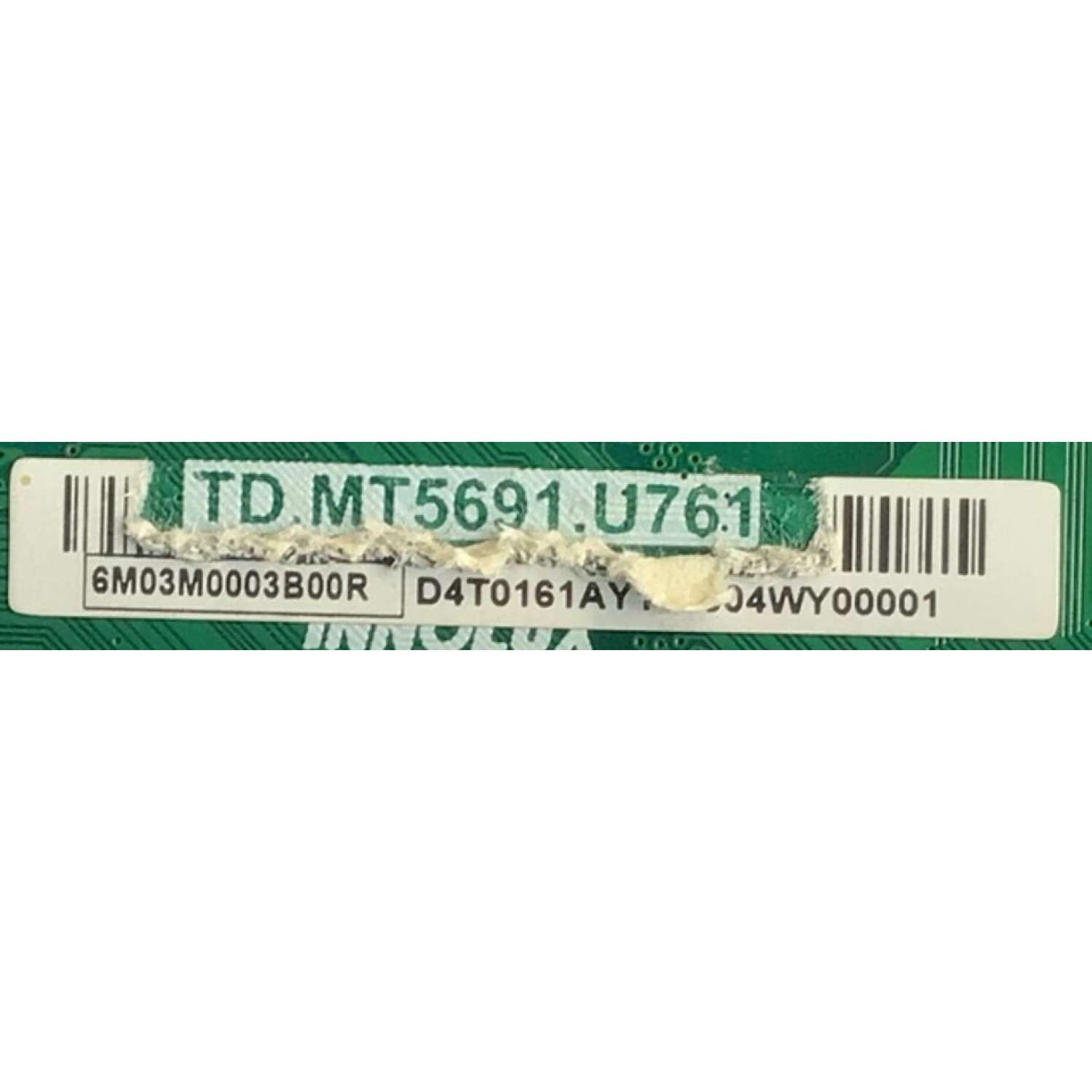 MAIN PARA TV VIZIO / NUMERO DE PARTE 6M03M0003B00R / TD.MT5691.U761 / A0002U00J / PANEL V500DJ6-D03 / MODELO V505-H9	 - Imagen 2